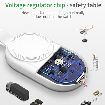 848 Universal Portable Mobile Power & Magnetic Wireless Charger for Apple Watch Series 6 / 5 / SE / 4 / 3 / 2 / 1 - DealBuddy