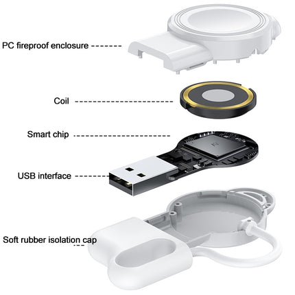 adj-983 Portable Magnetic Wireless Charger for Apple Watch, adj-983 - DealBuddy