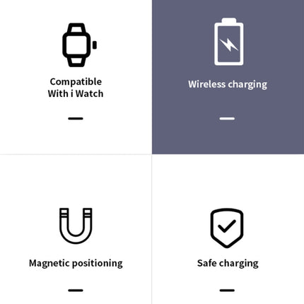 K02 Universal Portable Magnetic Wireless Charger for Apple Watch Series 6 / 5 / SE / 4 / 3 / 2 / 1 - DealBuddy