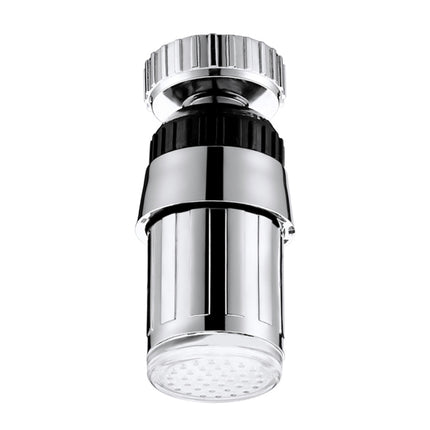 SDF-B6 1 LED ABS Temperature Sensor 3-color LED Faucet Light Water Glow Shower, Size: 58 x 24mm, Interface: 22mm (Silver)