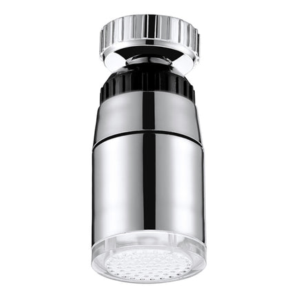 SDF-B9 1 LED ABS Temperature Sensor 3-color LED Faucet Light Water Glow Shower, Size: 58 x 28mm, Interface: 22mm (Silver)