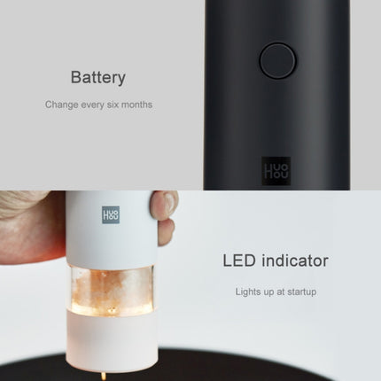 Original Xiaomi Youpin Huohou Electric Grinding Machine Automatic Mill Pepper Grinder - DealBuddy