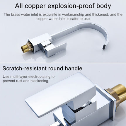 Rotatable Faucet Sinks Cold And Hot Water Tap, CN Plug