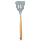 Silicone Wood Handle Leak Shovel Heat-resistant Cooking Shovel Kitchen Tools