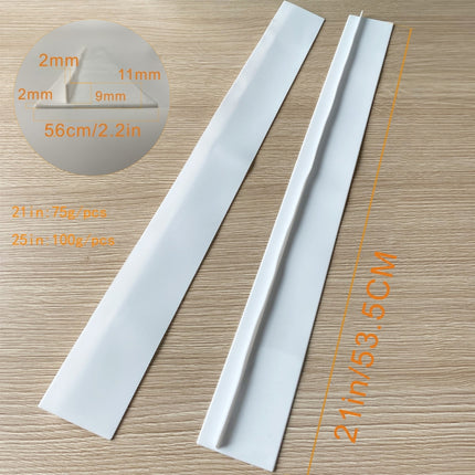 21 inches Gas Stove Slit Strip Antifouling Dustproof Waterproof Kitchen Sealing Strip