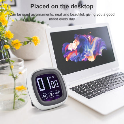 TS-BN54 Touch Timer Alarm Clock Kitchen Food Large Screen Countdown Electronic Reminder
