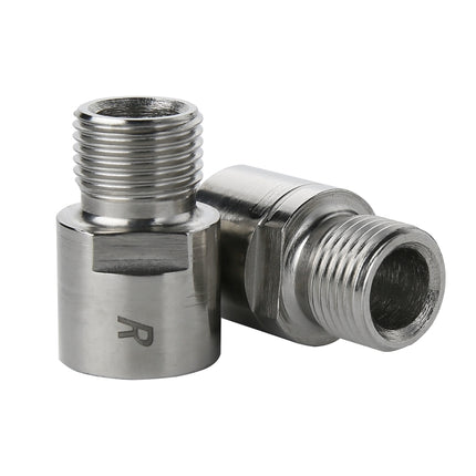 QL1 One Pair Steel Bike Pedal Spacer Extenders Bicycle Pedal Spacers for 9/16 inch Threaded Pedals