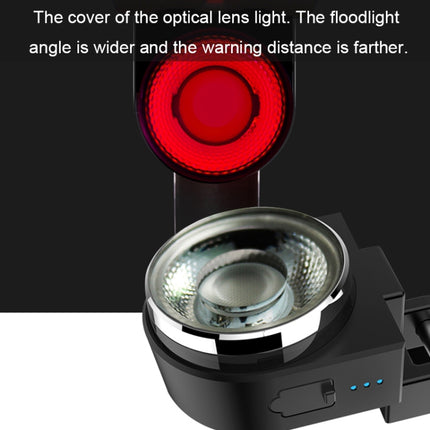 A0 IPX5 Waterproof Seven-color Bicycle USB Charging High Brightness Taillight - DealBuddy