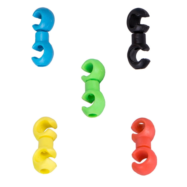 20 PCS ZTTO Bicycle MTB Brake Cable S Style Clips, Random Color Delivery - DealBuddy