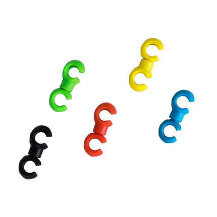 20 PCS ZTTO Bicycle MTB Brake Cable S Style Clips, Random Color Delivery - DealBuddy