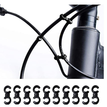 20 PCS ZTTO Bicycle MTB Brake Cable S Style Clips, Random Color Delivery - DealBuddy
