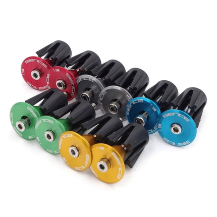 2 PCS Bicycle Bike Aluminum Handlebar End Plugs