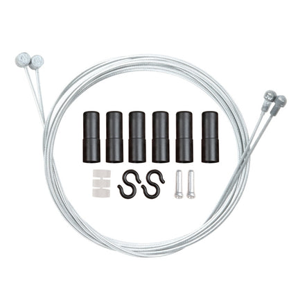 Universal Bicycle Brake Cable Tube Set, White, Yellow, Black, Orange, Green, Grey, Blue, Red - DealBuddy