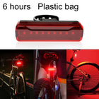 A02 Bicycle Taillight Bicycle Riding Motorcycle Electric Car LED Mountain Bike USB Charging Safety Warning Light (6 Hours, Plastic Bag)