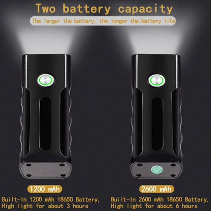 BX2 USB Charging Bicycle Light Front Handlebar Led Light (3 Hours, T6+Gem Lamp)