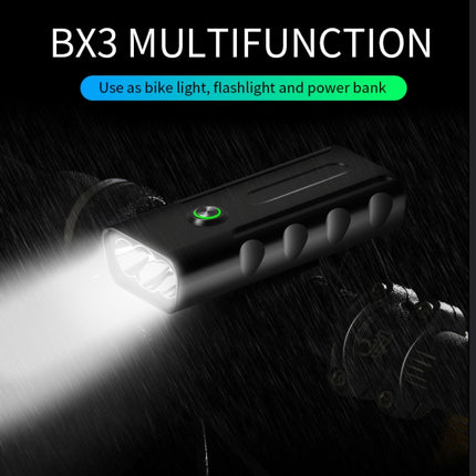 BX3 USB Charging Bicycle Light Front Handlebar Led Light (10 Hours, T6+A02 Lamp)