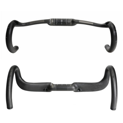 TOSEEK UD Carbon Fiber Texture Road Bike Handlebar, Size: 440mm (UD Matte)
