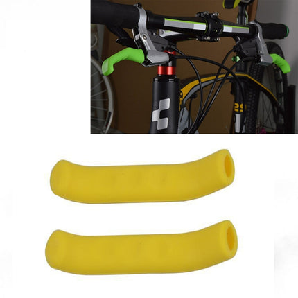 1Pair Universal Type Bicycle Brake Silicone Protection Covers, Brake Covers Yellow - DealBuddy