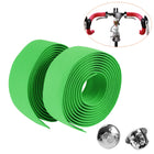 1 Pair Cycling Road Bike Sports Bicycle Cork Handlebar Tape Wrap + 2 Bar Plug, 2m Black, 2m Pink, 2m Green, 2m Blue, 2m White, 2m Yellow