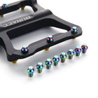 8 PCS/Set Titanium Alloy Bicycle Pedal Anti-slip Screw M4
