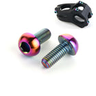 2 PCS Bicycle Accessories Titanium Bottle Cage Screw M5 12mm