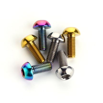 2 PCS Bicycle Accessories Titanium Bottle Cage Screw M5 12mm