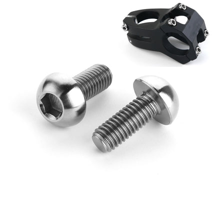 2 PCS Bicycle Accessories Titanium Bottle Cage Screw M5 12mm
