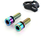 2 PCS Bicycle Accessories Titanium Bottle Cage Screw M5 15mm