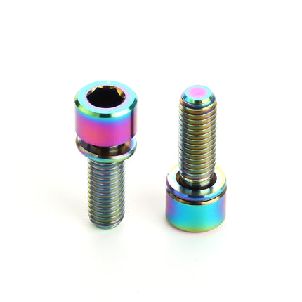 2 PCS Bicycle Accessories Titanium Bottle Cage Screw M5 15mm