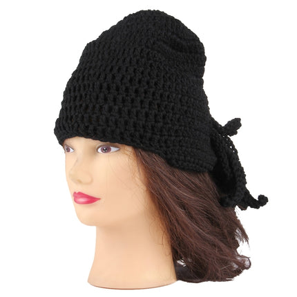 Amurleopard Unisex Barbarian Knit Beanie Octopus Tentacle Cap Winter Warm Face Mask Crochet Hat