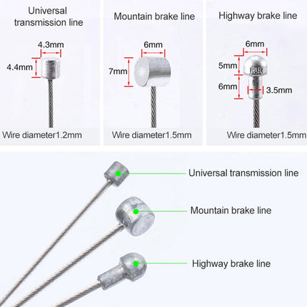 7 in 1 Universal PVC Bicycle Variable Speed Cable Tube Set, Universal - DealBuddy