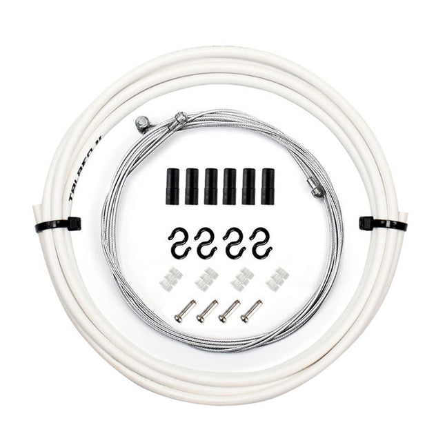 7 in 1 Mushroom Head PVC Brake Cable Tube Set for Road Bike