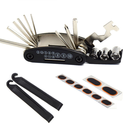 Bicycle Repair Tools Bike Tire Kit Bicycle Pump Puncture Repair Tool Bag