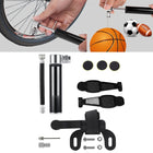 Manual Mini Portable Bicycle Aluminum Alloy Pump + Plastic glue-free tire patch + Tire lever