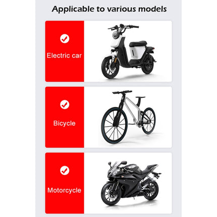 USB Charging Bicycle Light Front Handlebar Led Light , with Holder & Electric Horn, 2400mAh Battery