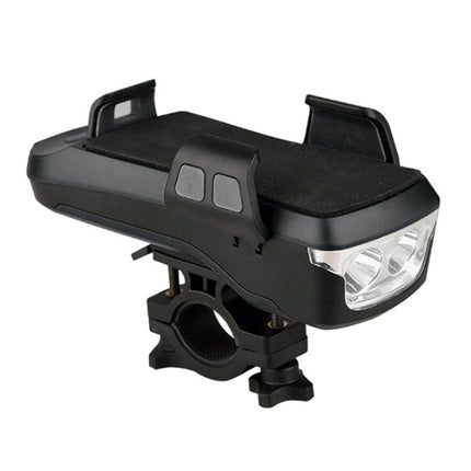 Multifunction 4  in 1 Phone Holder Bicycle Bell Cycling Lamp Flashlight