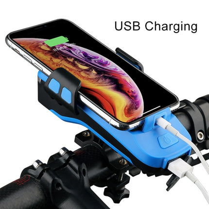 Multifunction 4  in 1 Phone Holder Bicycle Bell Cycling Lamp Flashlight