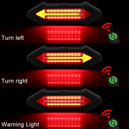 Bicycle Tail Light Intelligent Wireless Remote Control Turn Signal Warning Light, Turn Signal Warning Light - DealBuddy