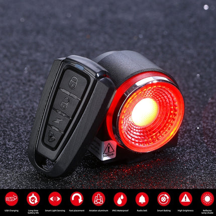 Antusi A8 Portable Rechargeable Rear Light Wireless Theft Alarm
