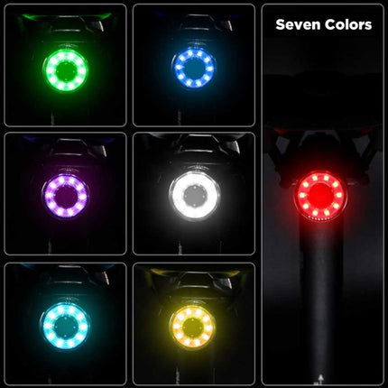 Antusi Q1 7 Colors Cycling Light Bicycle Taillight Bike Accessories