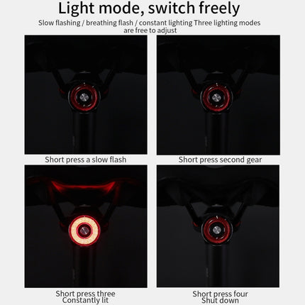 Antusi Q5 Bicycle Rear Light Automatic Brake Induction Taillight