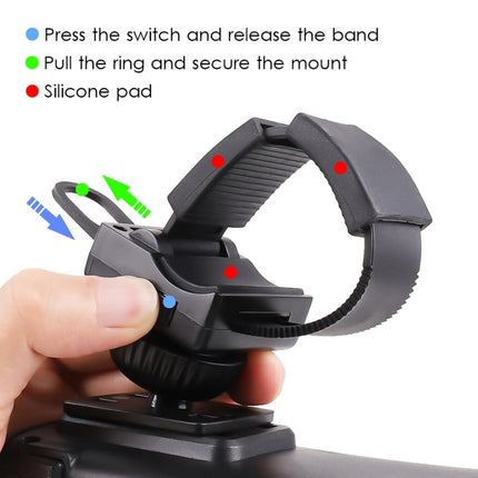 GB0132 Bicycle Phone Holder for 4-10.5 inch Device