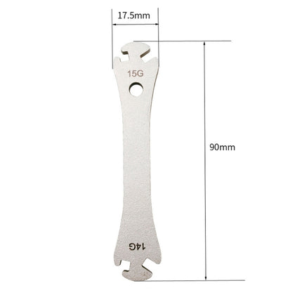 BIKERSAY BT025S Stainless Steel Bicycle Spoke Wrench