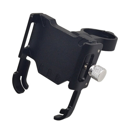 BIKERSAY MP008 Bike Motorcycle Aluminum Alloy Phone Holder Handlebar Clips, MP008(Black), MP008(Red), MP008(Titanium Color)