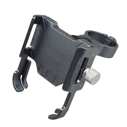 BIKERSAY MP008 Bike Motorcycle Aluminum Alloy Phone Holder Handlebar Clips, MP008(Black), MP008(Red), MP008(Titanium Color)