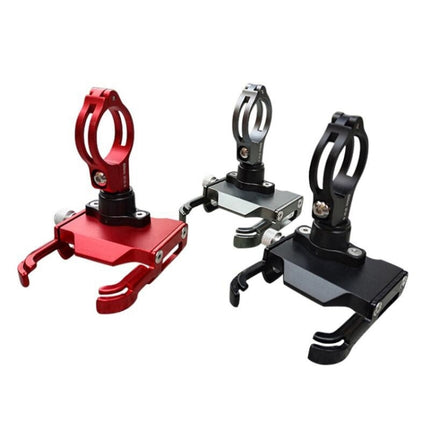 BIKERSAY MP008 Bike Motorcycle Aluminum Alloy Phone Holder Handlebar Clips, MP008(Black), MP008(Red), MP008(Titanium Color)