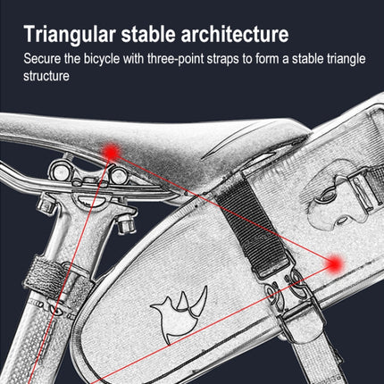 Rhinowalk TF551 2.5L Full Waterproof Bicycle Saddle Bag