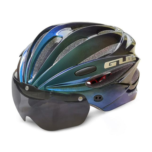GUB K80 Plus Bike Helmet With Visor And Goggles, GUB K80 Plus(Gradient Blue), GUB K80 Plus(Gradient Purple), GUB K80 Plus(Red), GUB K80 Plus(Titanium Color), GUB K80 Plus(White), GUB K80 Plus(Fluorescent Green), GUB K80 Plus(Black), GUB K80 Plus(Orange) - DealBuddy