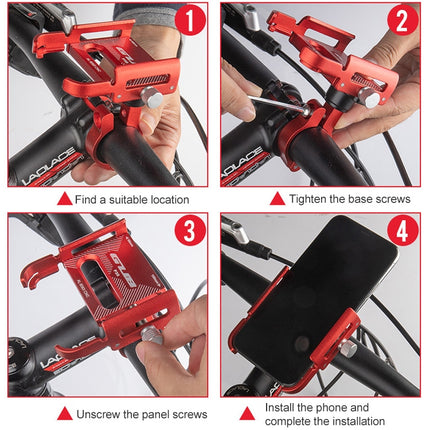 GUB P30 Aluminum Bike Phone Holder - DealBuddy