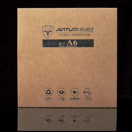ANTUSI A6 USB Charging COB Light Source Smart Cycling Bike Warning Alarm Tail Light with Remote Control
